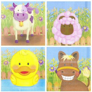 Farmyard Animal Party Napkins