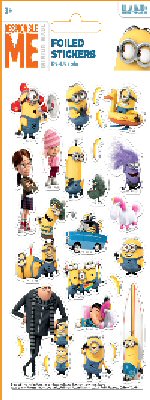 Minions Foiled Sticker Sheet