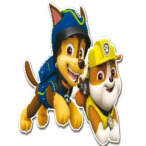 Paw Patrol Party Mini Cardboard Cutouts