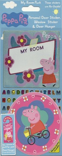 Peppa Pig Door Hanger Sticker Pack Peppa Pig Door Hanger Sticker Pack