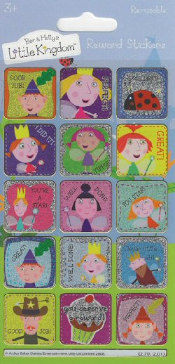 Ben and Holly Reward Sticker Sheet Ben and Holly Reward Sticker Sheet