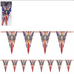 King Charles Coronation Card Triangle Bunting