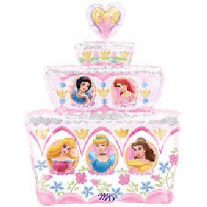 Disney Princess Tiered Cake Supershape Foil Balloon