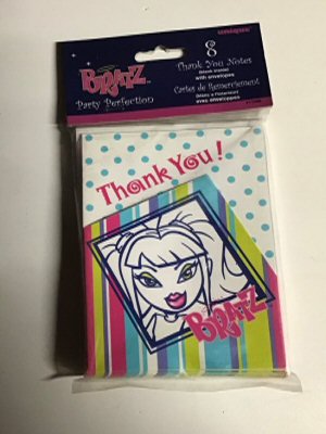 Bratz Party Perfection Thank You Cards Bratz Party Perfection Thank You Cards