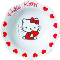 Hello Kitty Party Sweetheart Melamine Deep plate