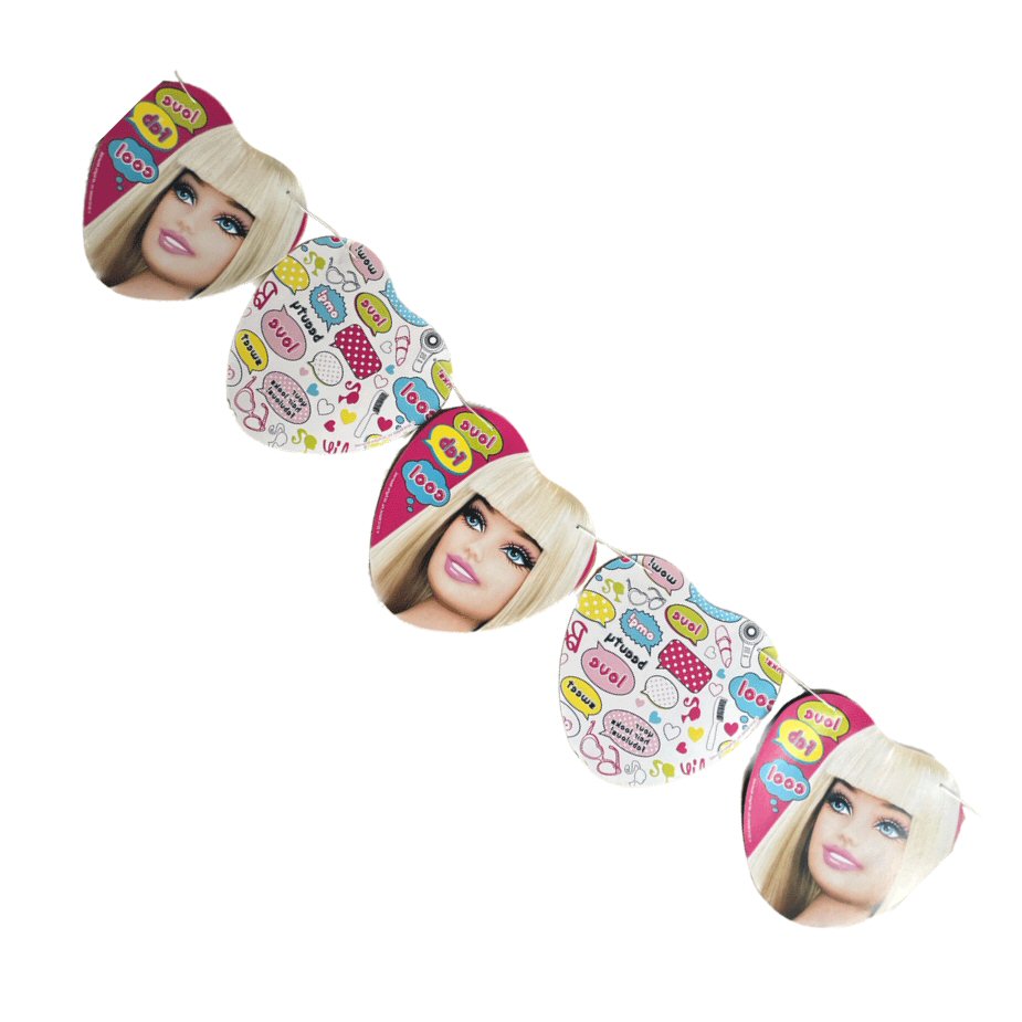 Barbie Fab Party Paper Bunting Banner Barbie Fab Party Paper Bunting Banner