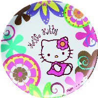 Hello Kitty Bamboo melamine plate Hello Kitty Bamboo melamine plate