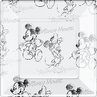 Mickey Mouse Black and White Party Plates