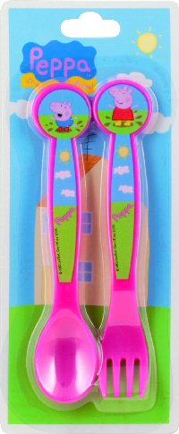 Peppa Pig Fork and Spoon Cutlery Set