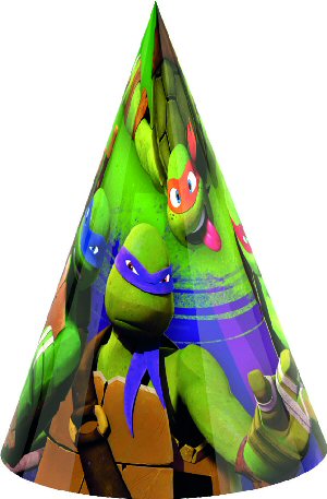 Teenage Mutant Ninja Turtles Party Cone Hats