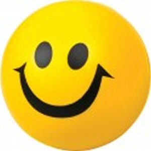 Yellow Stress Smiler Ball