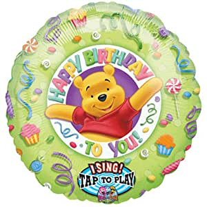 Winnie the Pooh Sing A Tune Foil Balloon Winnie the Pooh Sing A Tune Foil Balloon