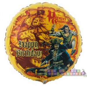 Pirates Of The Caribbean Party Foil Balloon
