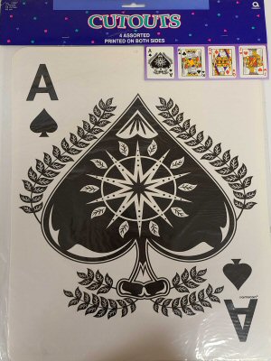 Casino Las Vegas Party Cutout Decorations