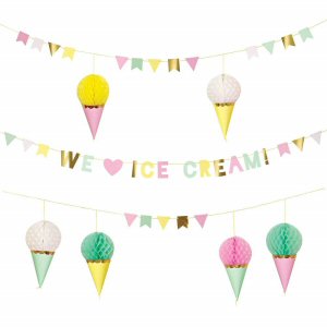 Ice Cream Party Garland