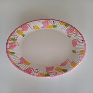 Flamingo Party Paper Plates