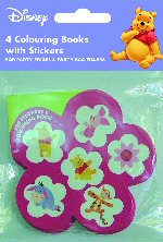Winnie The Pooh Party Colouring Books With Stickers