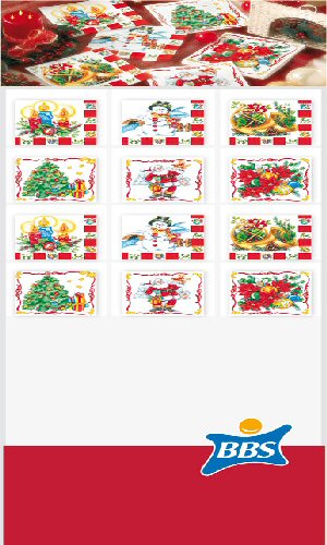 Assorted Christmas napkins