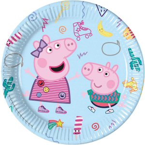 Peppa Pig and George Party Plates