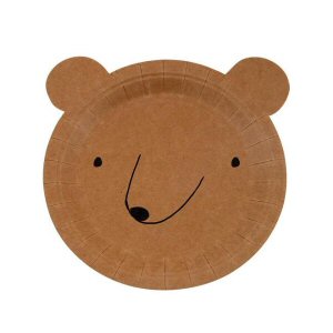 Bear Party Plates from Meri meri