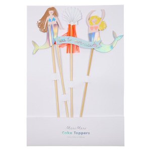 Mermaid Party Cake Toppers