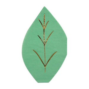 Tropical Leaf Shaped Napkins
