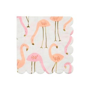 Flamingo Party Beverage Napkins
