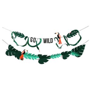 Go Wild Party Toucan and Snake Garland