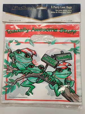 Toadally Birthday Party Loot Bags