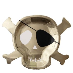 Pirates Bounty Shaped Plates by Meri Meri