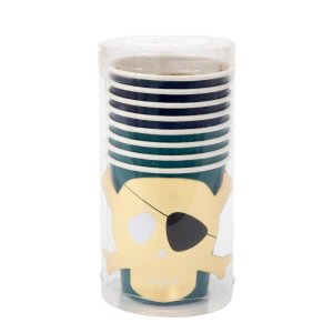 Pirates Bounty Shaped Cups by Meri Meri