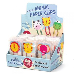 Wooden Animal Paper Clips Wooden Animal Paper Clips
