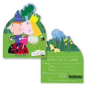 Ben and Holly Party Invitations Ben and Holly Party Invitations
