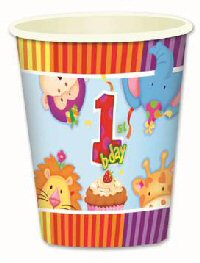 1st Birthday Jungle Party Cups