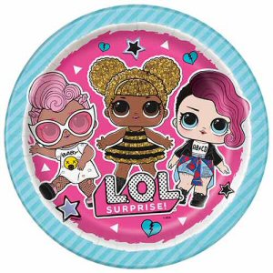 LOL Surprise Party Paper Plates