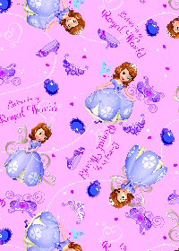 Sofia the First Gift Wrap and Tags
