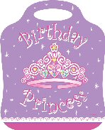 Birthday Princess Tiara Party Loot Bags