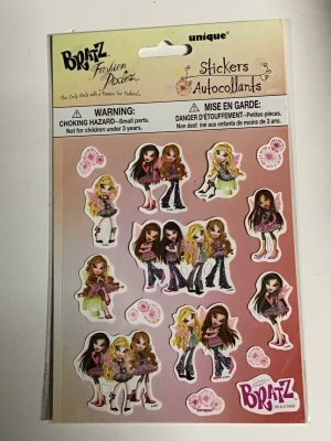 Bratz Glitter Sticker Sheet Bratz Glitter Sticker Sheet