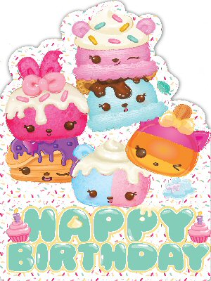 Num Noms Birthday Greetings Card