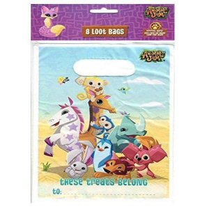 Animal Jam Plastic Party Loot Bags