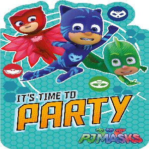 PJ Masks Party Invitations