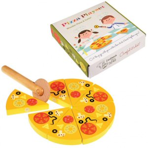 Wooden Toy Pizza In Box Wooden Toy Pizza In Box