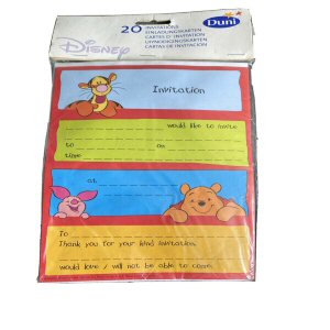 Winnie The Pooh Party Pad of Invitations Winnie The Pooh Party Pad of Invitations