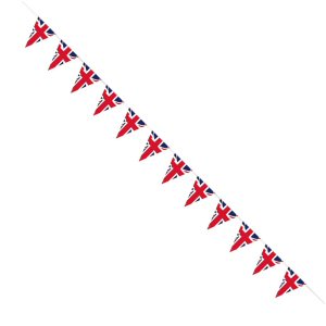Best of British Union Jack Plastic Bunting Best of British Union Jack Plastic Bunting