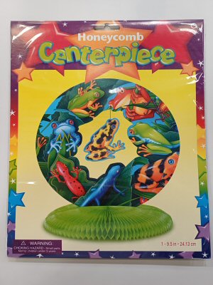 Frogs and Lizards Honeycomb Centrepiece Decoration