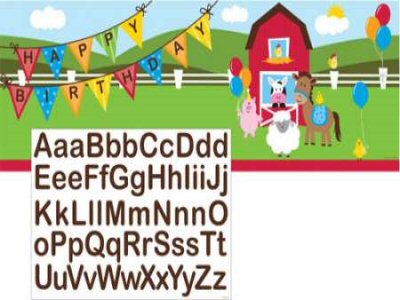 Farmhouse Fun Giant Party Banner