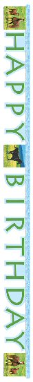 Wild Horses Party Happy Birthday Banner