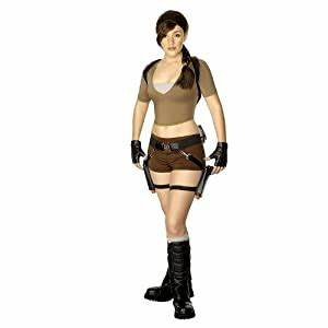 Lara Croft Style Treasure Hunter Fancy Dress Costume Lara Croft Style Treasure Hunter Fancy Dress Costume