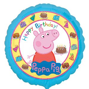 Peppa Pig Happy Birthday Foil Balloon