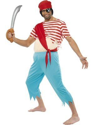 Pirate Mate Comedy Costume Pirate Mate Comedy Costume